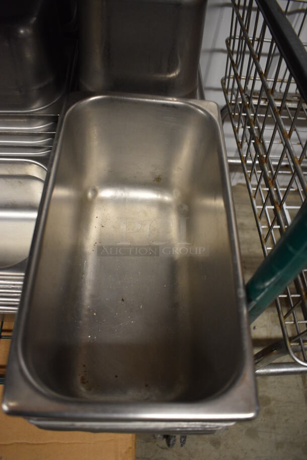 12 Stainless Steel 1/3 Size Drop In Bins. 1/3x6. 12 Times Your Bid! - Image 3 of 3