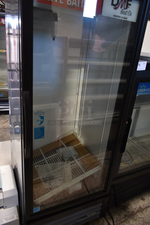 BRAND NEW! 2022 True GDM-12-HC Metal Commercial Single Door Reach In Cooler Merchandiser w/ Poly Coated Racks. 115 Volts, 1 Phase. Tested and Working! - Image 2 of 4