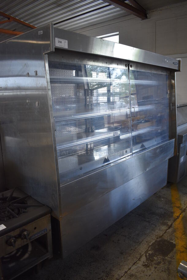 Servolift Eastern Stainless Steel Commercial Floor Style Open Grab N Go Merchandiser. 208-120 Volts, 1 Phase. 82.5x33x74 - Image 1 of 5
