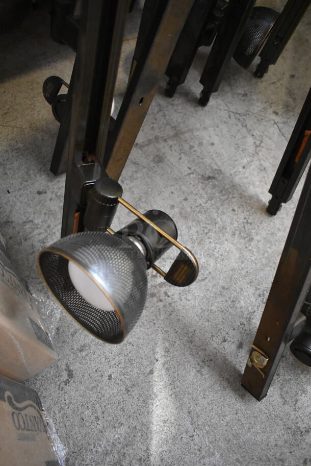 10 Track Lights on Metal Poles. 10 Times Your Bid! - Image 5 of 7