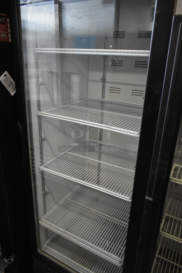 2019 Habco SE18 Metal Commercial Single Door Reach In Cooler Merchandiser w/ Poly Coated Racks. 115 Volts, 1 Phase. Tested and Working! - Image 2 of 4
