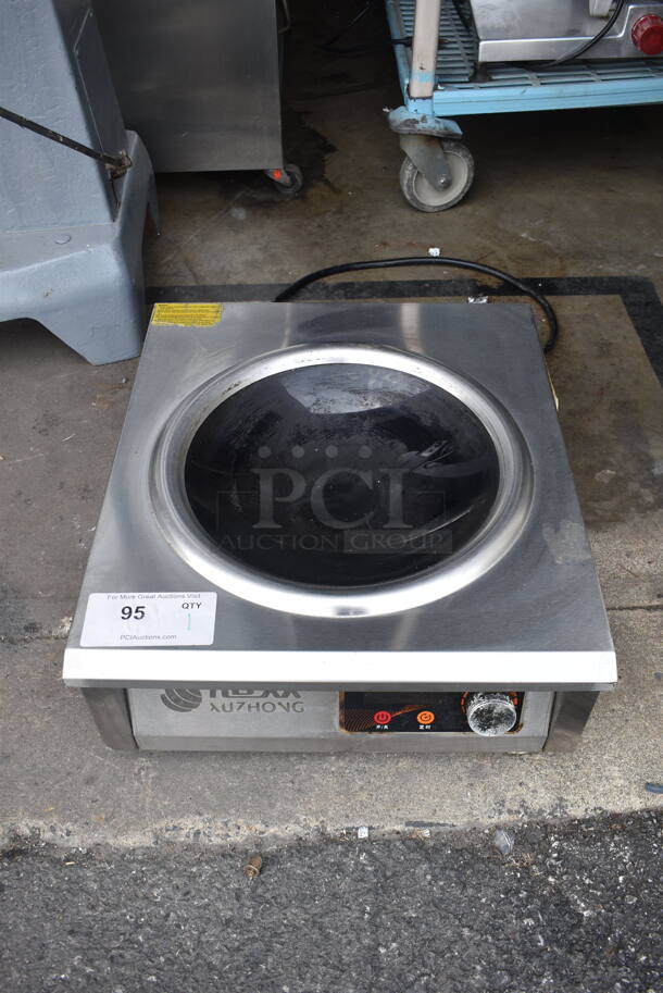 2019 Xuzhong ZX-X9 Commercial Stainless Steel Electric Countertop Wok Induction Cooker With 1 Burner. 220V.  - Image 1 of 4