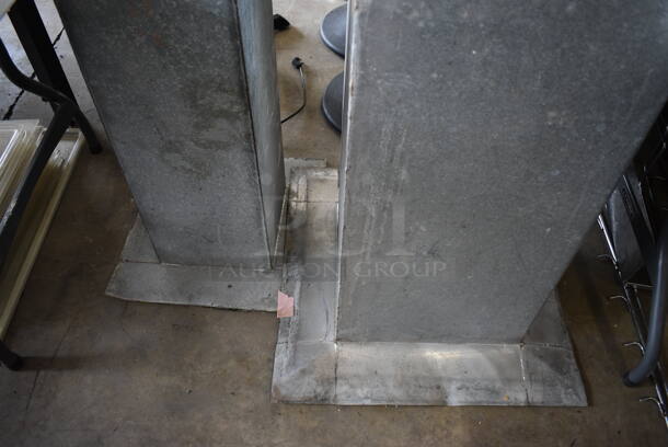 ALL ONE MONEY! Lot of 2 Metal Chutes! 24.5x24.5x71, 18x18x64.5 - Image 4 of 5