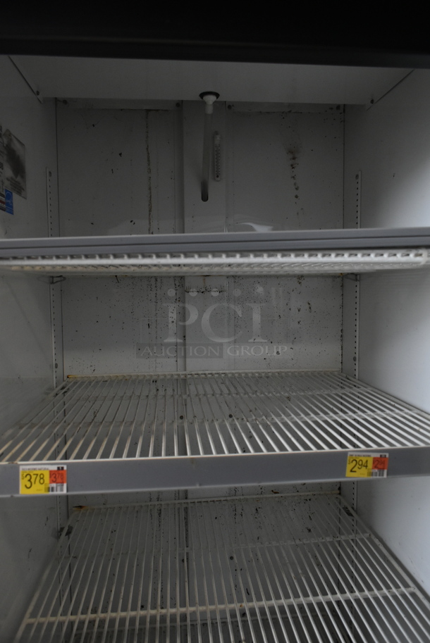 True GDM-26 ENERGY STAR Metal Commercial Single Door Reach In Cooler Merchandiser w/ Poly Coated Racks. 115 Volts, 1 Phase. Tested and Working! - Image 5 of 7