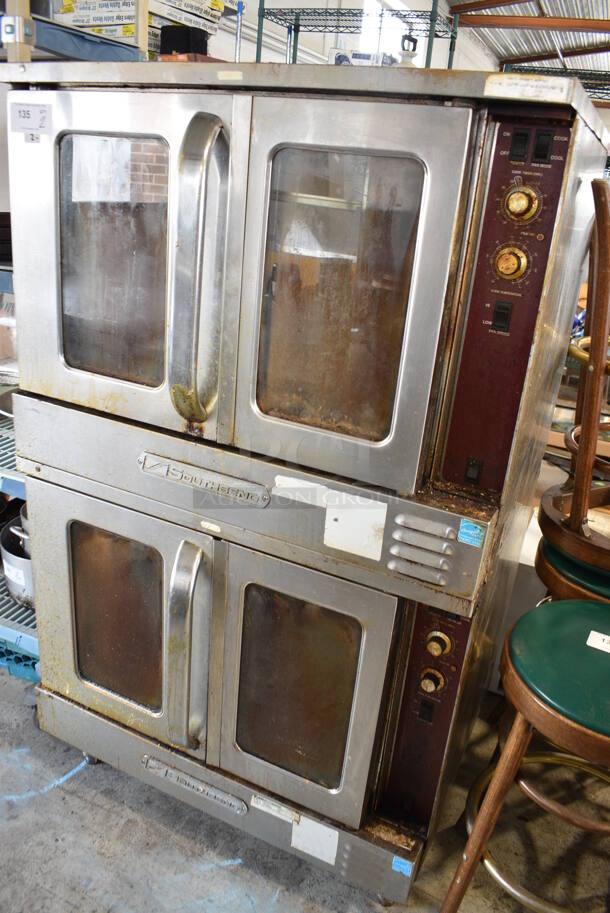 2 Southbend Model BGS/22SC Stainless Steel Commercial Natural Gas Powered Full Size Convection Ovens w/ View Through Doors, Metal Oven Racks and Thermostatic Controls. 38x36x67. 2 Times Your Bid! - Image 2 of 7