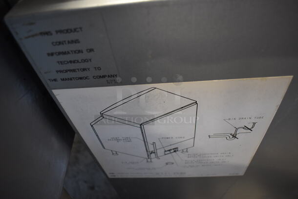 2012 Manitowoc QY0134A Stainless Steel Commercial Self Contained Undercounter Ice Machine. 115 Volts, 1 Phase. 26x28x33 - Image 6 of 8