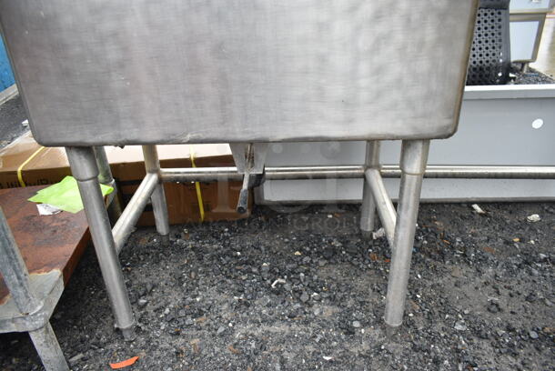 Stainless Steel Commercial Left Side L Shaped Dirty Side Dishwasher Table. Bay 30x20 - Image 5 of 6