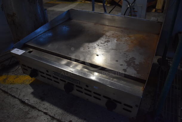 Bakers Pride XMG-36 Stainless Steel Commercial Countertop Natural Gas Powered Flat Top Griddle. 36x31x18 - Image 3 of 7