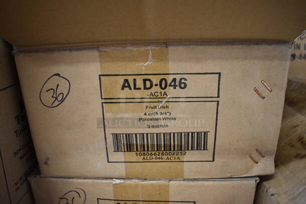 108 BRAND NEW IN BOX! Tuxton ALD-046 White Ceramic Bowls. 4.75x4.75x1.5. 108 Times Your Bid! - Image 4 of 4