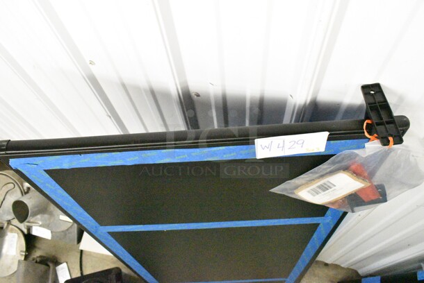 3 BRAND NEW SCRATCH AND DENT! Items Including 82920144 Main Street Equipment 82920144 Right-Hinged Glass Door for GMC-49, 82920136 Main Street Equipment 82920136 Right-Hinged Glass Door for GMC-23, 712MBUP2448 Lavex 24" x 48" Matte Black Steel Urinal Partition. 3 Times Your Bid!  - Image 9 of 11