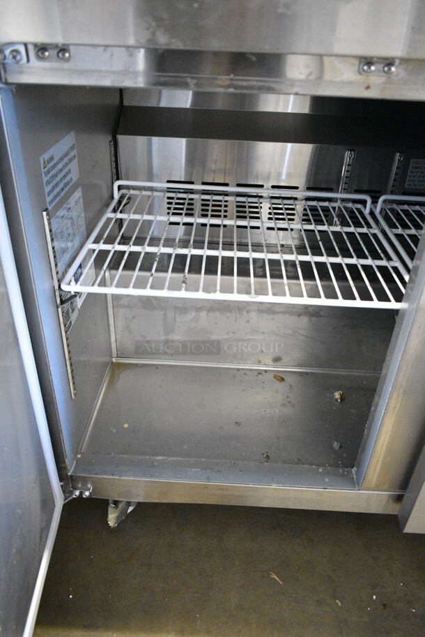2024 Avantco 178SSWT48FHC Stainless Steel Commercial 2 Door Undercounter Cooler on Commercial Casters. 115 Volts, 1 Phase. Tested and Working! - Image 4 of 8