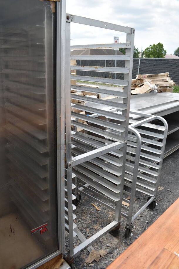 2 Metal Pan Transport Racks on Commercial Casters. 20.5x27x38, 21x26x64. 2 Times Your Bid! - Image 4 of 5