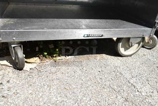 Stainless Steel 3 Tier Cart on Commercial Casters.  - Image 4 of 6