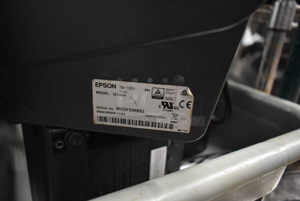 ALL ONE MONEY! Tier Lot of Various Items Including Receipt Printers, Monitor and Wires! - Image 7 of 11