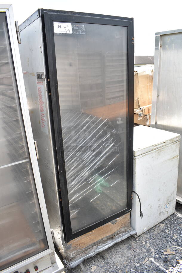 Metro C175-CM2000 Metal Heated Holding Cabinet on Commercial Casters. 120 Volts, 1 Phase. Cannot Test Due To Missing Power Cord - Image 1 of 4