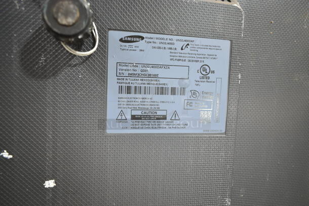 Samsung UN32J400DAFXZA 32" Televisions. 120 Volts, 1 Phase. Buyer Must Pick Up - We Will Not Ship This Item. Tested and Working!  - Image 5 of 5