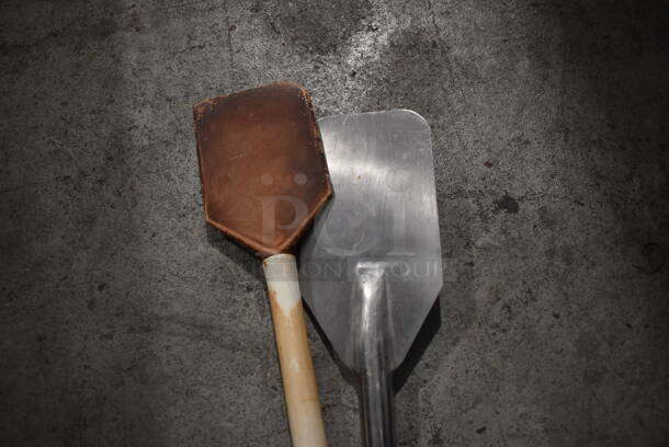 2 Long Handled Mixing Paddles. 40", 43". 2 Times Your Bid! - Image 2 of 3