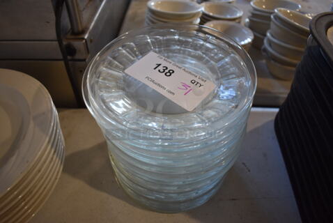 31 Glass Plates. 7.5x7.5x1. 31 Times Your Bid!