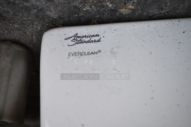 BRAND NEW SCRATCH AND DENT! American Standard Washbrook FloWise 6590001EC.020 Vitreous China Washout Universal Urinal with EverClean and Top Spud Inlet - 0.125 to 1.0 GPF - Image 10 of 10