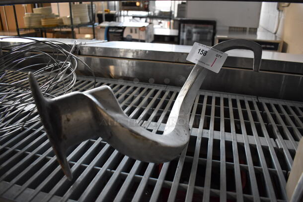 Metal Commercial Dough Hook Attachment for Hobart Mixer. 10x10x19 - Image 1 of 4