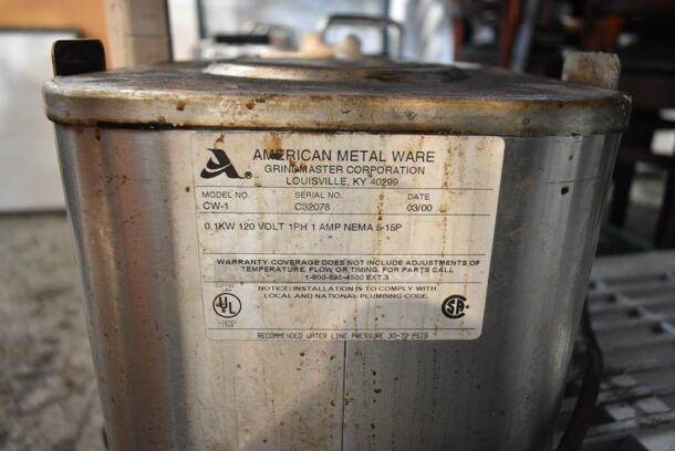 3 American Metal Ware CW-1 Stainless Steel Satellite Server Stands. 3 Times Your Bid!  - Image 5 of 7