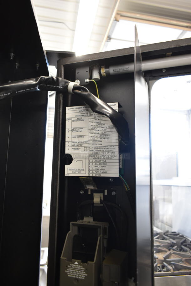 Metal Commercial Vending Machine w/ Cash Acceptor and Key. Tested and Working! - Image 10 of 12