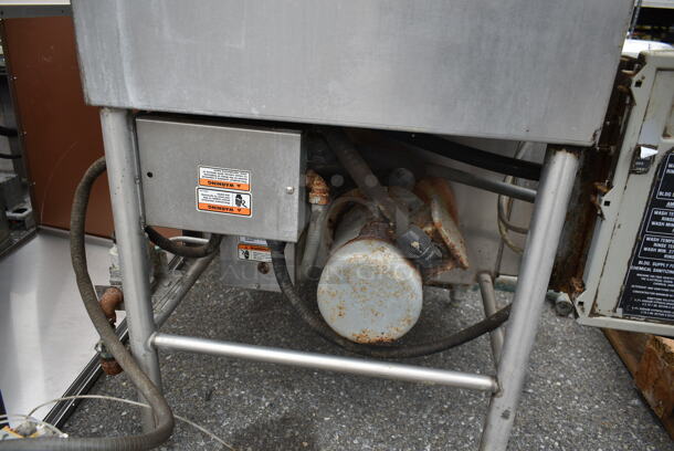 Hobart AM14C Stainless Steel Commercial Corner Pass Through Dishwasher. 208-230 Volts, 3 Phase.  - Image 5 of 11