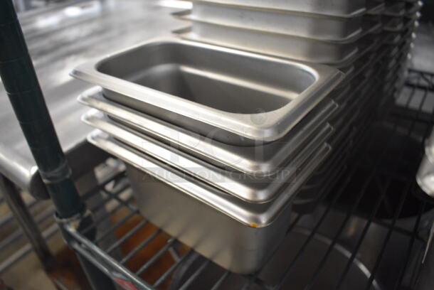 24 Stainless Steel 1/9 Size Drop In Bins. 1/9x4. 24 Times Your Bid! - Image 2 of 3