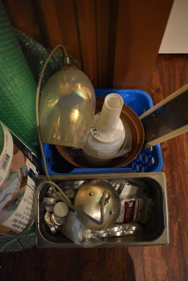 ALL ONE MONEY! Lot of Various Items Including Bubble Wrap, Stainless Steel Drop In and Parts In Clear Poly Bin. (bar) - Image 3 of 4