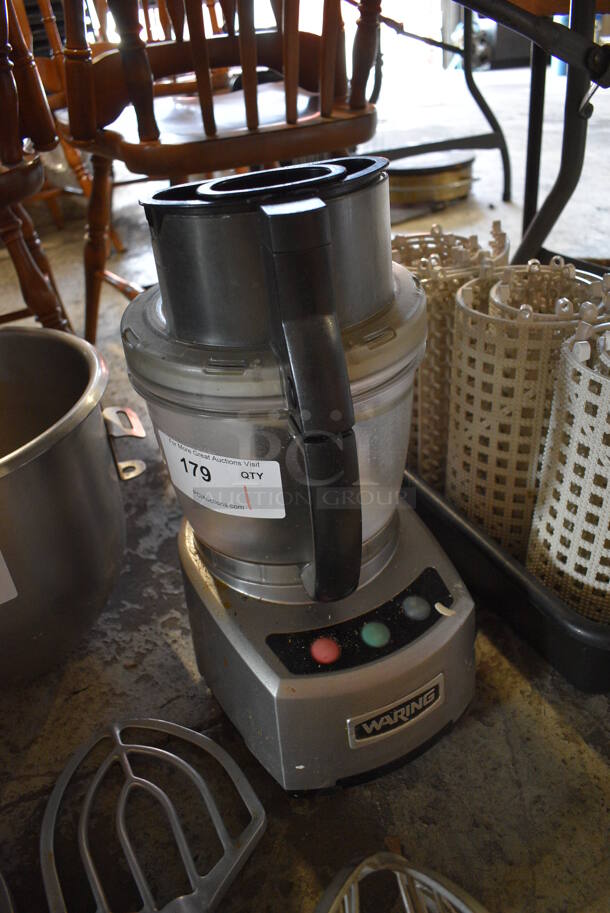 Waring Metal Countertop Food Processor w/ Grating Blade. 9x11x18. Tested and Working! - Image 4 of 4