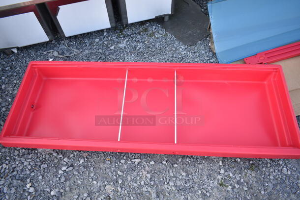 BRAND NEW SCRATCH AND DENT! Cambro 214BBR720RD  Buffet Bar w/ Standing Sneeze Guard. Stock Picture Used as Gallery.  - Image 6 of 6