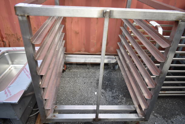Metal Commercial Pan Transport Rack on Commercial Casters.  - Image 3 of 3