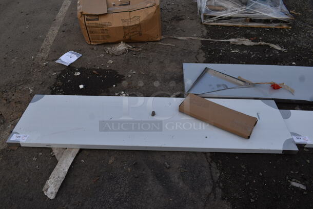 BRAND NEW SCRATCH AND DENT! Avantco 178SS1870 18" x 70 3/8" Stainless Steel Single Deck Overshelf - Image 2 of 4