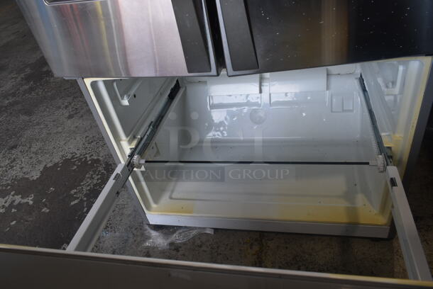 Kenmore Elite 795.71053.011 Stainless Steel Commercial French Door Style Cooler Freezer Combo w/ Water and Ice Dispenser. 115 Volts, 1 Phase. Tested and Powers On But Does Not Get Cold - Image 8 of 8