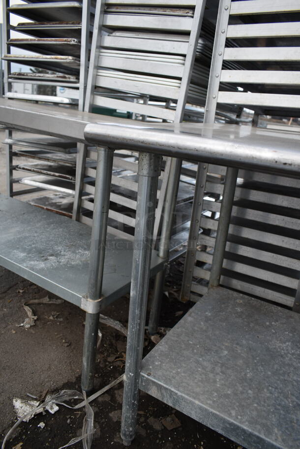 Stainless Steel Commercial Table w/ Metal Under Shelf. - Image 4 of 4