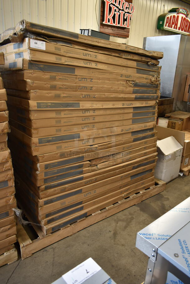 PALLET LOT of 25 BRAND NEW IN BOX! Zown Maxchief Cocktail80 PT017X004 Shark Grey Table. Stock Picture Used as Gallery. 25 Times Your Bid! - Image 3 of 7