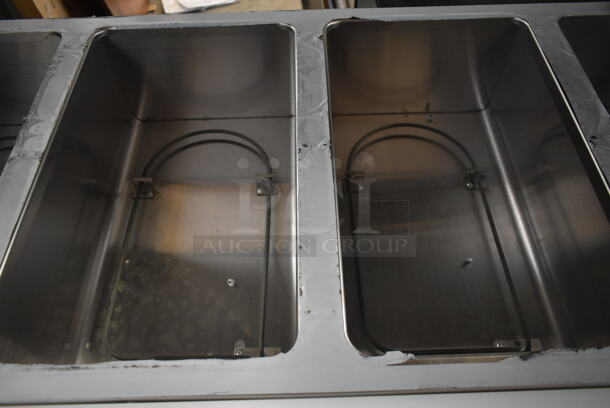 BRAND NEW SCRATCH AND DENT! KoolMore KM-OWS-5SG Stainless Steel Commercial Electric Powered 5 Well Steam Table w/ Under Shelf. 240 Volts. Stock Picture Used as Gallery. - Image 3 of 12