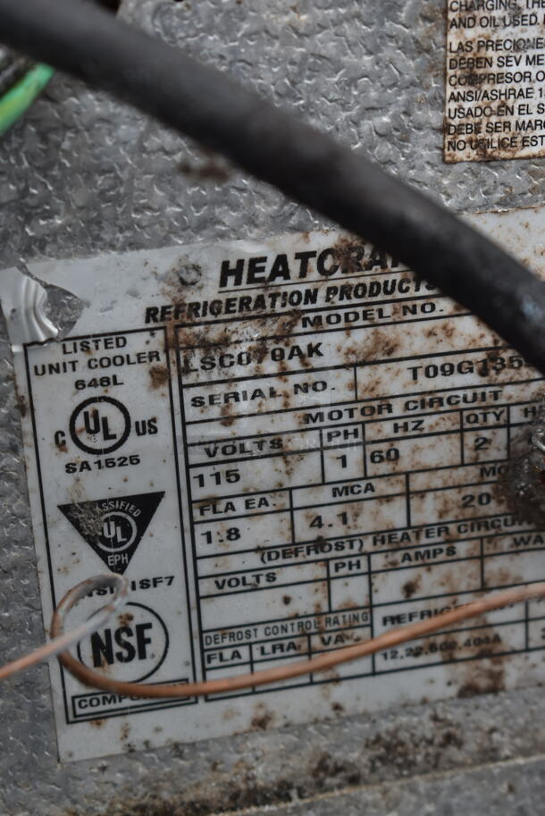 2 AmeriKooler Walk In Boxes That Make One 8'x14' Combo Box w/ Tecumseh AKA9461EXDXE 208-230 Volt, 1 Phase Compressor, ELP05202BER 208-230 Volt, 1 Phase Evaporator Fan, Heatcraft LSC070AK 115 Volt, 1 Phase Evaporator Fan and 240 Volt, 1 Phase Compressor. 2 Times Your Bid! Information Provided By The Consignor But Not Verified By PCI Auctions. Picture of the Unit Before Removal Is Included In the Listing. - Image 7 of 9