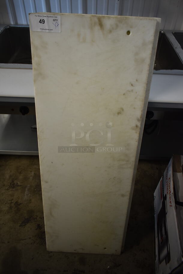 2 White Cutting Boards. 2 Times Your Bid! - Image 1 of 4
