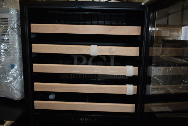 BRAND NEW SCRATCH AND DENT! Whynter BWR-0922DZ  92 Bottle Built-in Stainless Steel Dual Zone Compressor Wine Refrigerator. 115 Volts, 1 Phase. Tested and Working! - Image 5 of 9