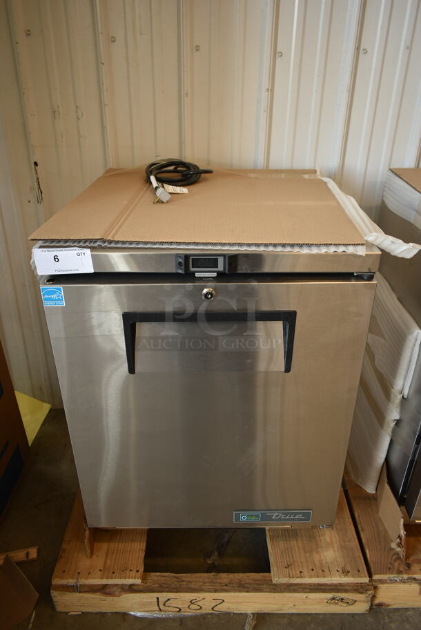 BRAND NEW! 2021 True TUC-24-HC Stainless Steel Commercial Single Door Undercounter Cooler. 115 Volts, 1 Phase. Tested and Working!