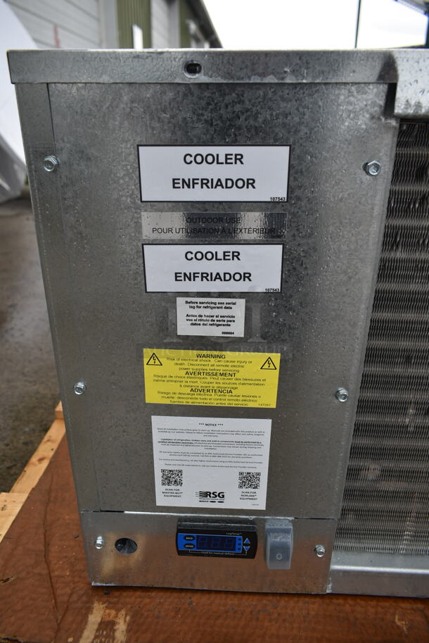 BRAND NEW SCRATCH AND DENT! Norlake CPB050JC-E-0-EV Self Contained Compressor Condenser for Walk In Cooler Box. 115 Volts, 1 Phase - Image 5 of 9
