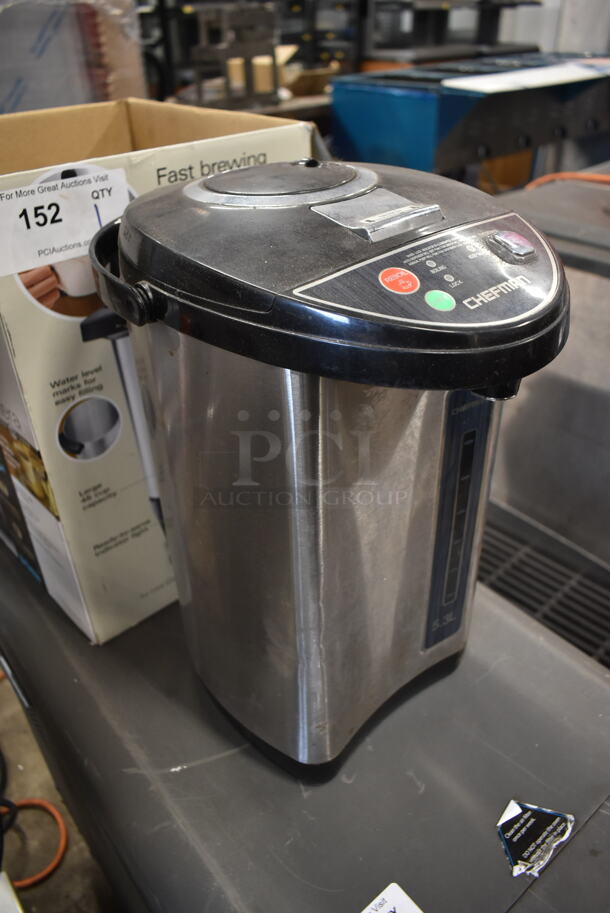 IN ORIGINAL BOX! Chefman RJ16-LOCK Stainless Steel Countertop Hot Water Pot. 120 Volts, 1 Phase. - Image 2 of 8
