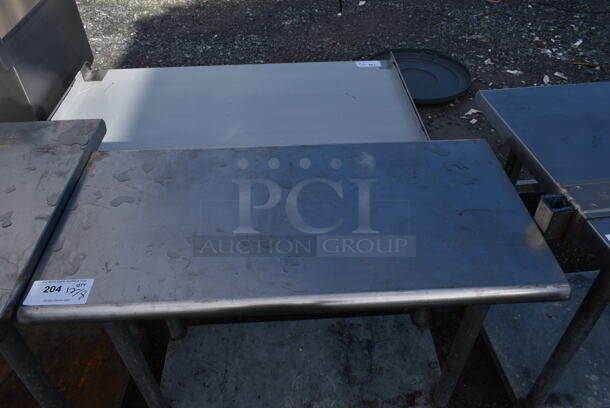 Stainless Steel Commercial Table w/ Under Shelf. - Image 2 of 4