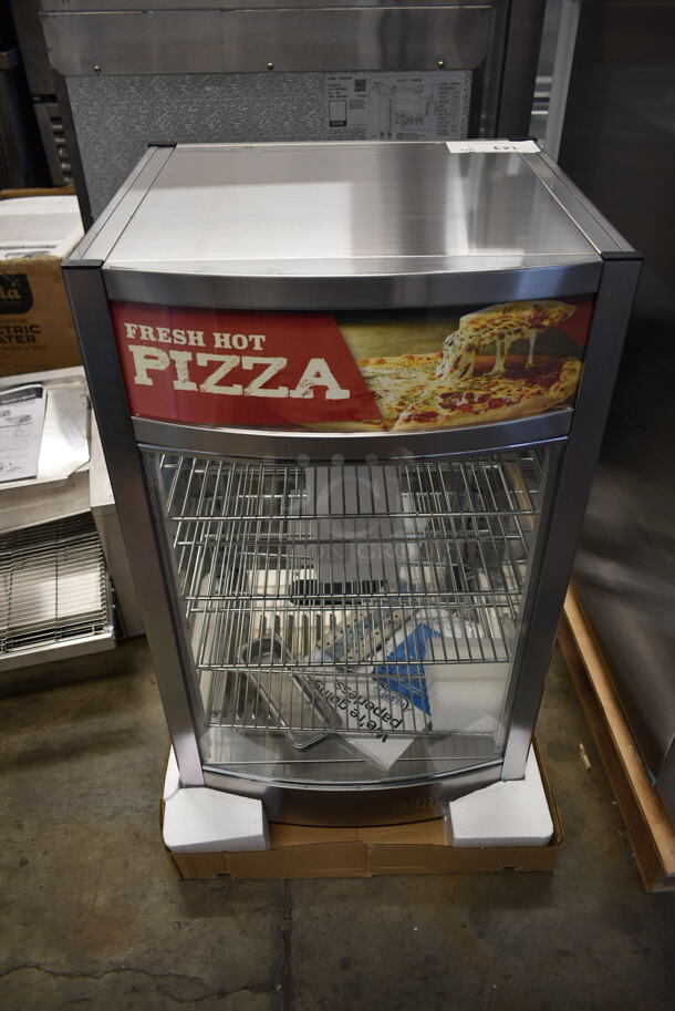 BRAND NEW SCRATCH AND DENT! ServIt 423PDW12D1S Stainless Steel Commercial Countertop Full-Service Countertop Display Warmer with 4 Shelves. Tested and Working! - Image 1 of 7