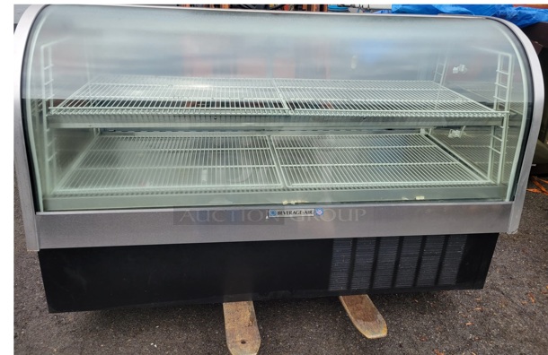 BEVERAGE AIR Deli Display Case Tested and Working! 73X34X46