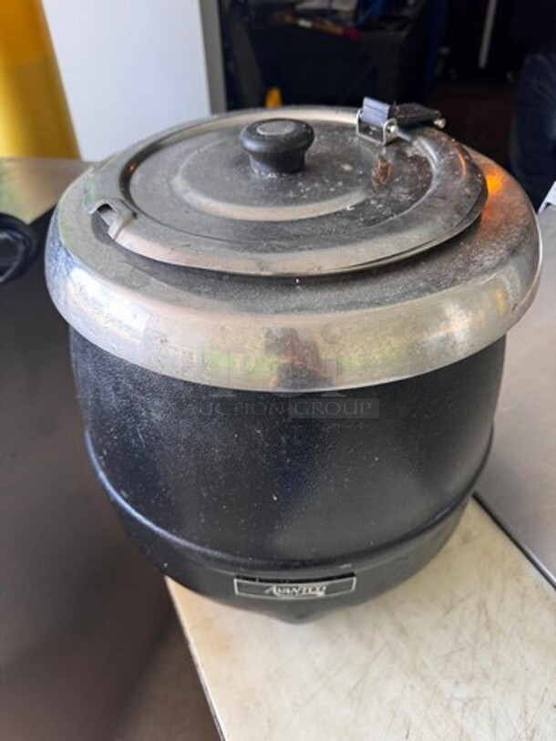Avantco Black Soup Kettle Warmer - 120V - BIDX2 - Image 2 of 2
