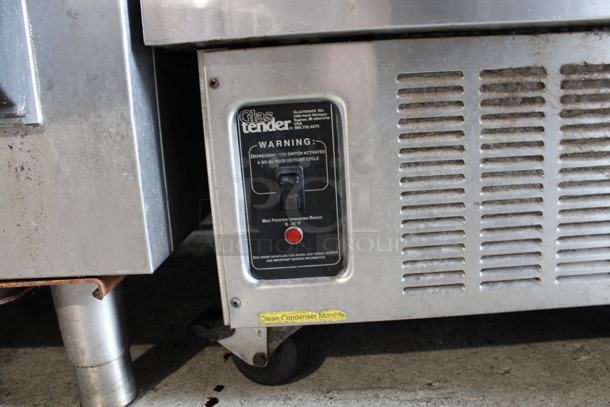 Glastender Model MF24-SF2 Stainless Steel Commercial Back Bar Glass Chiller Cooler w/ Sliding Lid on Commercial Casters. 115 Volts, 1 Phase. 24x24x38. Tested and Working! - Image 7 of 7