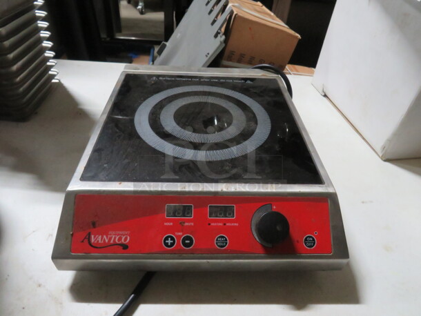 One Avantco Induction Burner. 120 Volt. #IC1800. - Image 1 of 1