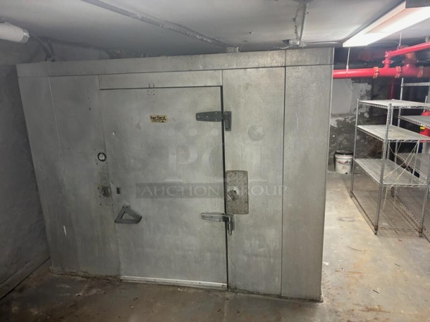 10'x10' Harford Walk In Cooler Box w/ Tecumseh AH160FF-509-A4 208/230 Volts, 1 Phase Compressor and ALP06301BER 115 Volt, 1 Phase Evaporator. Information Provided By The Consignor But Not Verified By PCI Auctions. Picture of the Unit Before Removal Is Included In the Listing. - Image 1 of 7